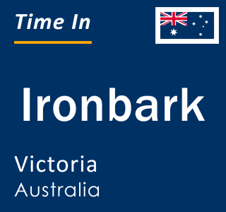 Current local time in Ironbark, Victoria, Australia