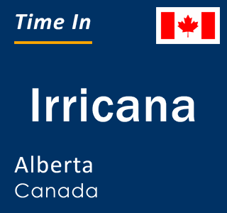 Current local time in Irricana, Alberta, Canada