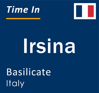 Current local time in Irsina, Basilicate, Italy
