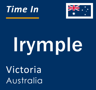 Current local time in Irymple, Victoria, Australia