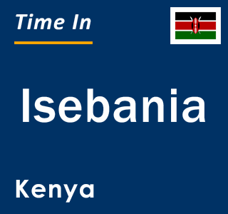 Current local time in Isebania, Kenya