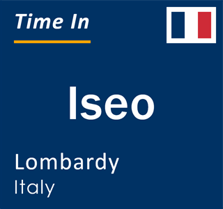 Current local time in Iseo, Lombardy, Italy