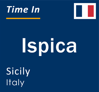Current local time in Ispica, Sicily, Italy