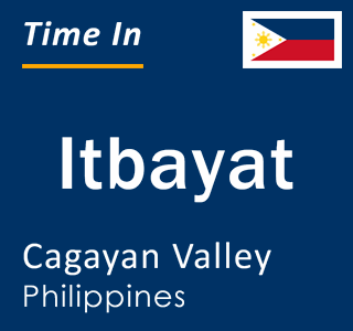 Current local time in Itbayat, Cagayan Valley, Philippines