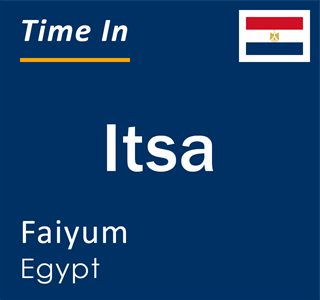 Current time in Itsa, Faiyum, Egypt