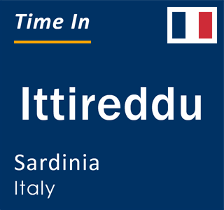 Current local time in Ittireddu, Sardinia, Italy