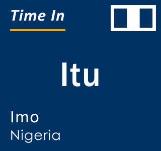 Current local time in Itu, Imo, Nigeria