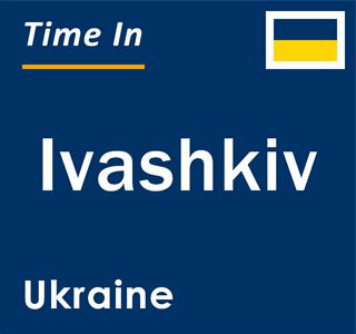 Current local time in Ivashkiv, Ukraine