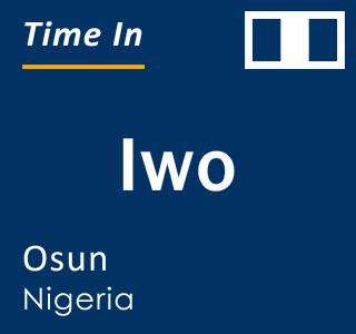 Current local time in Iwo, Osun, Nigeria