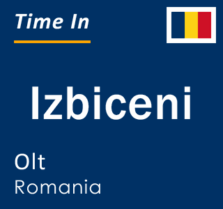 Current time in Izbiceni, Olt, Romania