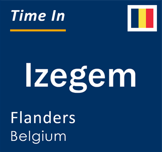 Current local time in Izegem, Flanders, Belgium