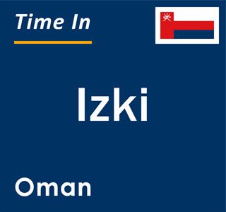 Current local time in Izki, Oman
