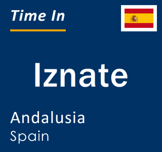 Current local time in Iznate, Andalusia, Spain