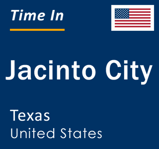 Current local time in Jacinto City, Texas, United States