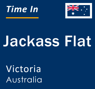 Current local time in Jackass Flat, Victoria, Australia