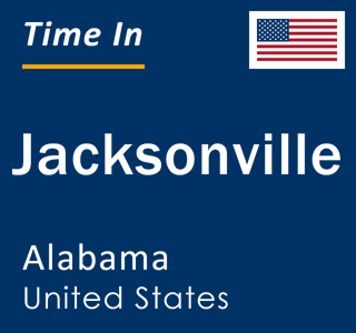 Current local time in Jacksonville, Alabama, United States