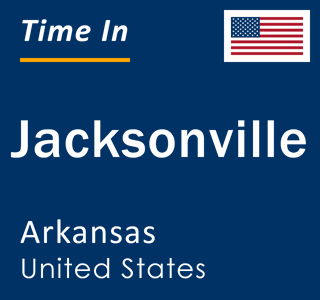 Current local time in Jacksonville, Arkansas, United States