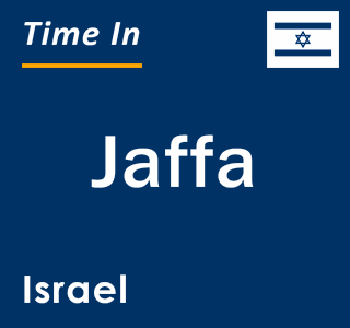 Current local time in Jaffa, Israel