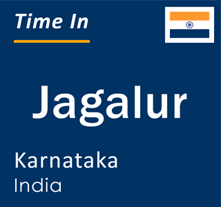 Current local time in Jagalur, Karnataka, India