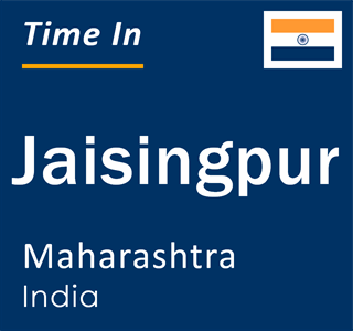 Current local time in Jaisingpur, Maharashtra, India