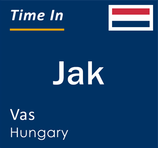 Current local time in Jak, Vas, Hungary