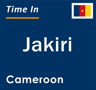 Current local time in Jakiri, Cameroon