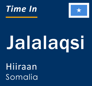 Current local time in Jalalaqsi, Hiiraan, Somalia
