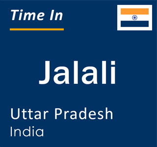 Current local time in Jalali, Uttar Pradesh, India