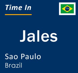 Current local time in Jales, Sao Paulo, Brazil