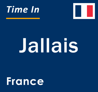 Current local time in Jallais, France