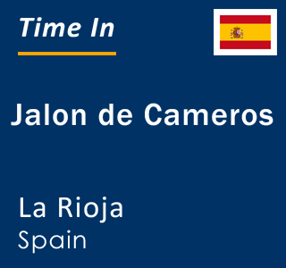 Current local time in Jalon de Cameros, La Rioja, Spain