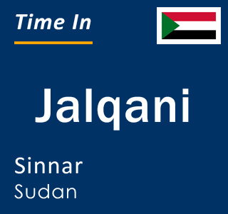 Current time in Jalqani, Sinnar, Sudan