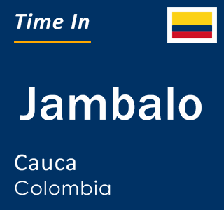 Current local time in Jambalo, Cauca, Colombia