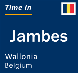 Current time in Jambes, Wallonia, Belgium