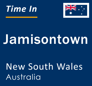Current local time in Jamisontown, New South Wales, Australia