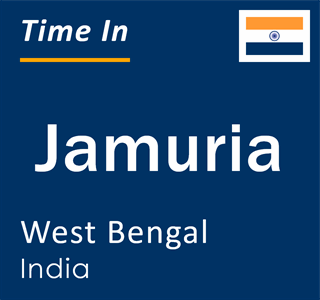 Current local time in Jamuria, West Bengal, India