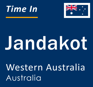 Current local time in Jandakot, Western Australia, Australia