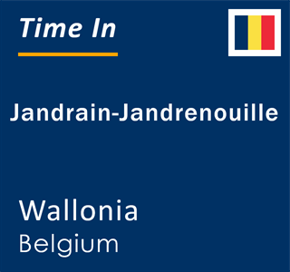 Current local time in Jandrain-Jandrenouille, Wallonia, Belgium