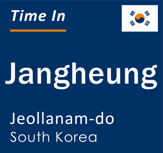Current local time in Jangheung, Jeollanam-do, South Korea