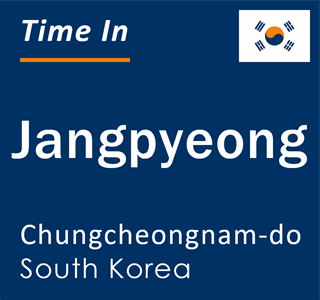 Current local time in Jangpyeong, Chungcheongnam-do, South Korea