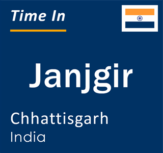 Current time in Janjgir, Chhattisgarh, India