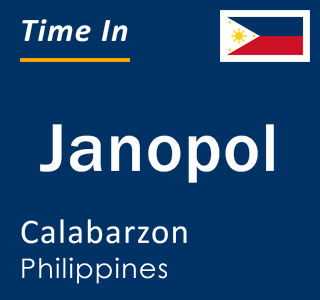 Current local time in Janopol, Calabarzon, Philippines