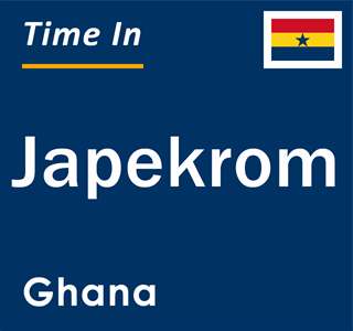 Current time in Japekrom, Ghana