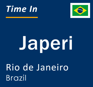 Current local time in Japeri, Rio de Janeiro, Brazil