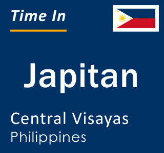 Current local time in Japitan, Central Visayas, Philippines