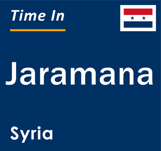 Current local time in Jaramana, Syria