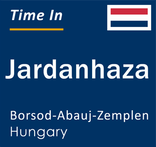 Current local time in Jardanhaza, Borsod-Abauj-Zemplen, Hungary