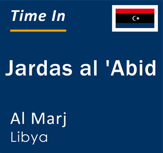 Current local time in Jardas al 'Abid, Al Marj, Libya