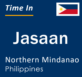 Current local time in Jasaan, Northern Mindanao, Philippines