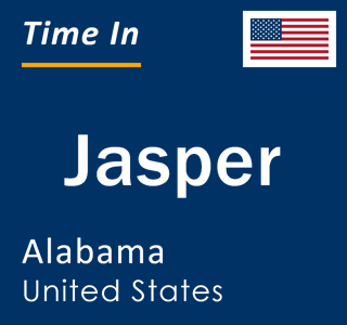Current local time in Jasper, Alabama, United States